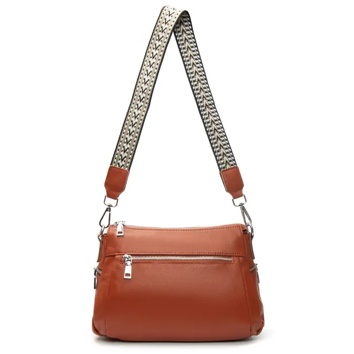 Сумка Женская Классическая кожа ALEX RAI 2048-9 camel