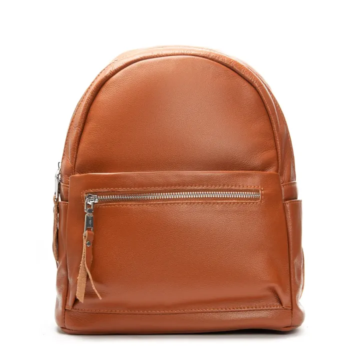 Сумка Женская Рюкзак кожа ALEX RAI 8635-9 camel
