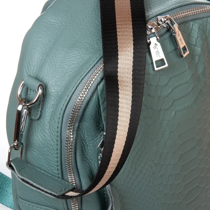 Сумка Жіноча Класична шкіра ALEX RAI 8907-9 L-blue