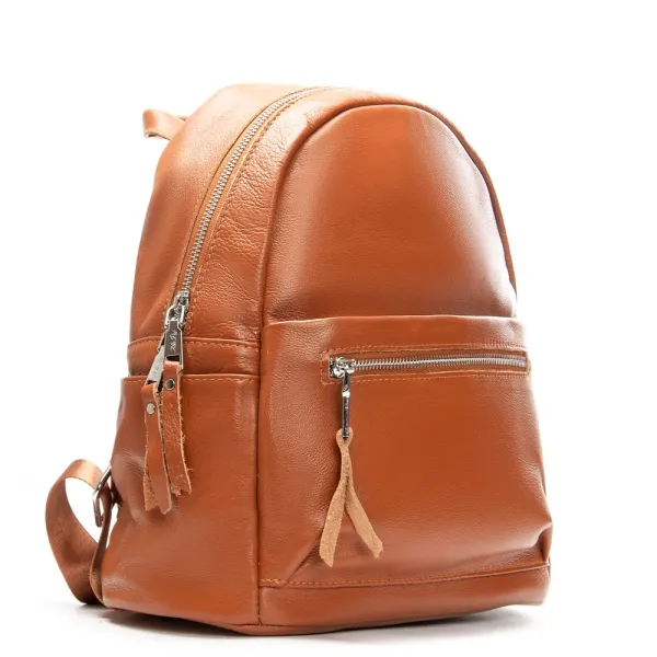Сумка Женская Рюкзак кожа ALEX RAI 8635-9 camel