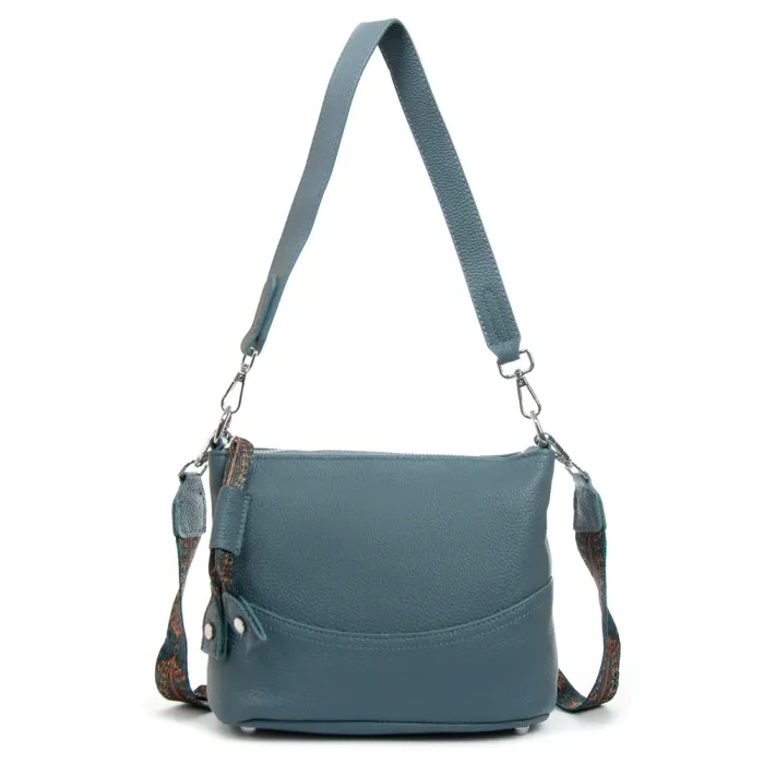 Сумка Женская Классическая кожа ALEX RAI 99120 l.blue