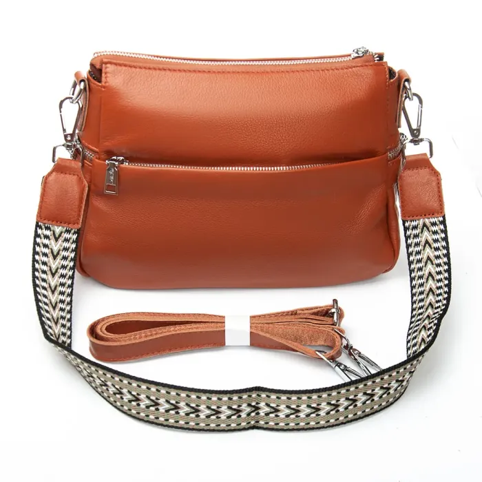 Сумка Женская Классическая кожа ALEX RAI 2048-9 camel