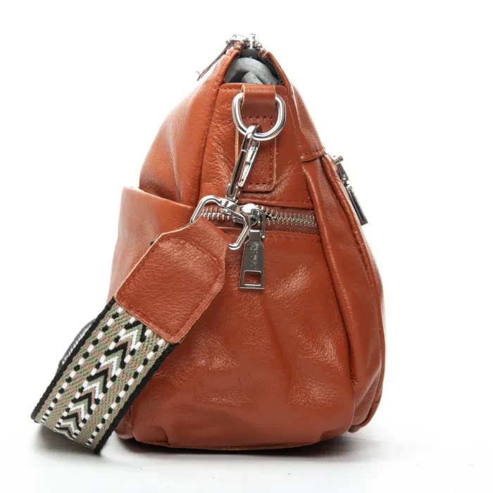 Сумка Женская Классическая кожа ALEX RAI 2048-9 camel