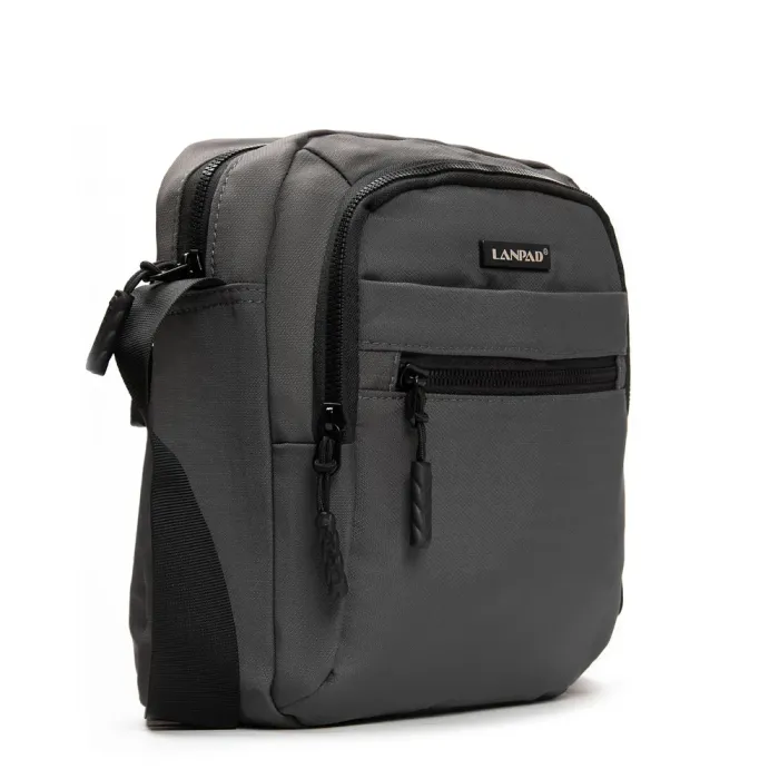 Сумка Мужская Планшет нейлон Lanpad 65370 grey бол