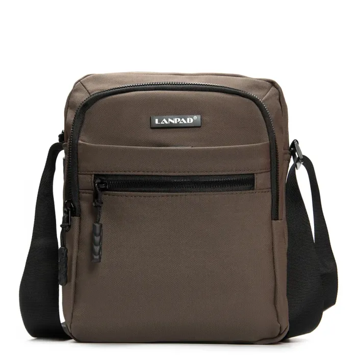 Сумка Мужская Планшет нейлон Lanpad 65370 brown бол