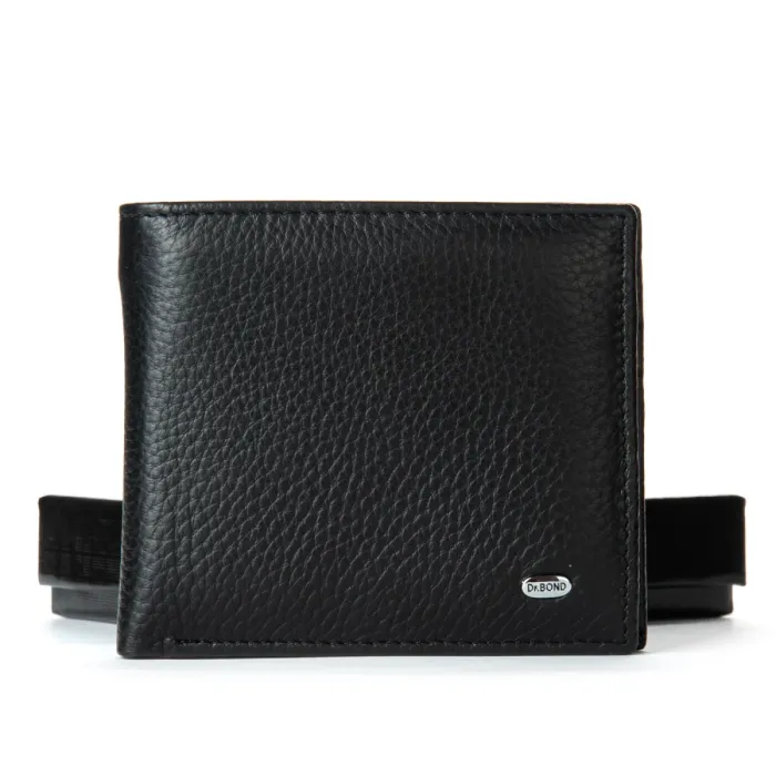 Кошелек Classic Мужской кожа DR. BOND MS-44B black