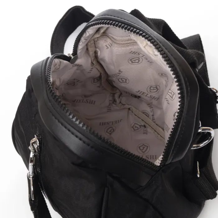 Сумка Женская Текстиль рюкзак полиамид Jielshi 525-02 black