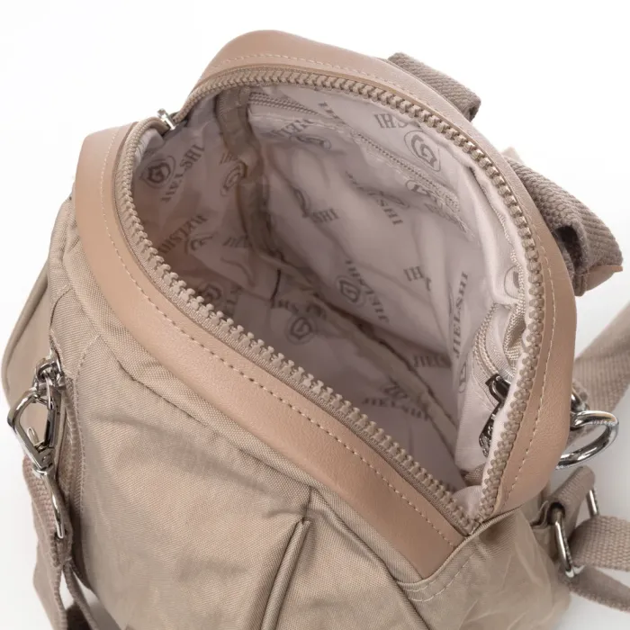 Сумка Женская Текстиль рюкзак полиамид Jielshi 525-02 khaki