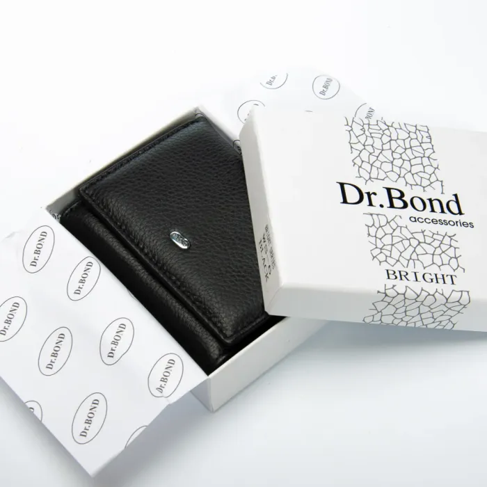 Кошелек Bright Женский кожа DR. BOND WS-6 black