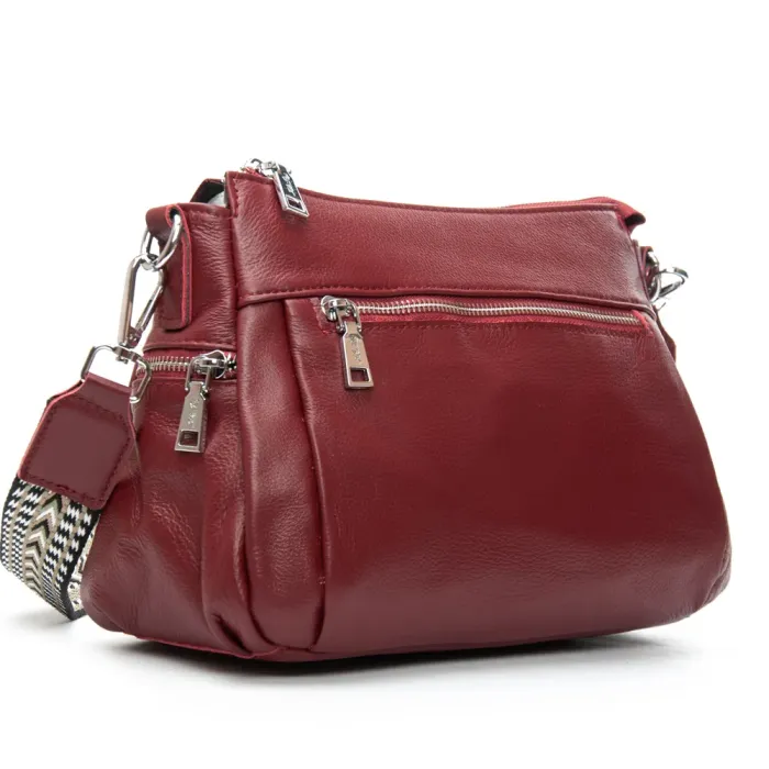 Сумка Женская Классическая кожа ALEX RAI 2048-9 red