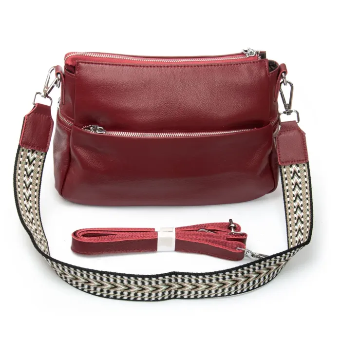 Сумка Женская Классическая кожа ALEX RAI 2048-9 red