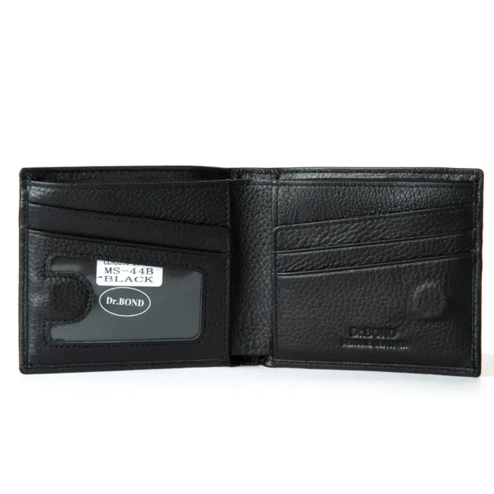 Кошелек Classic Мужской кожа DR. BOND MS-44B black