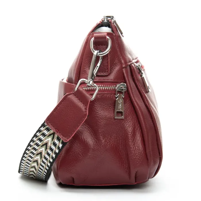 Сумка Женская Классическая кожа ALEX RAI 2048-9 red