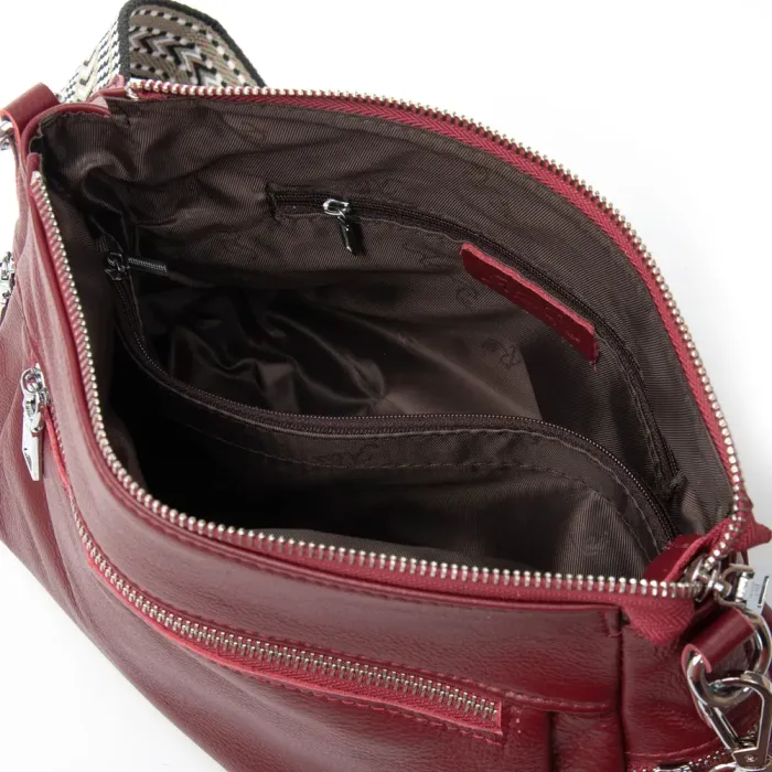 Сумка Женская Классическая кожа ALEX RAI 2048-9 red