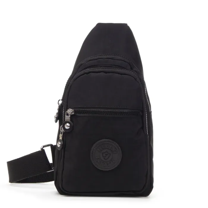 Сумка Женская Текстиль бананка полиамид Jielshi AK-011 black