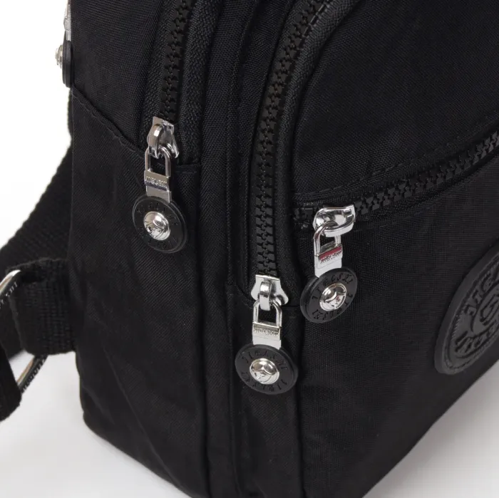 Сумка Женская Текстиль бананка полиамид Jielshi AK-011 black