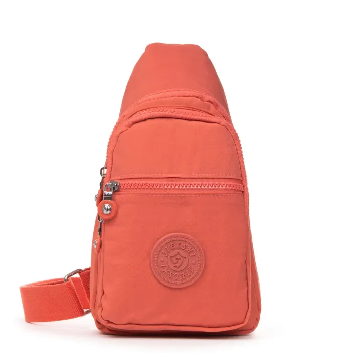 Сумка Женская Текстиль бананка полиамид Jielshi AK-011 orange