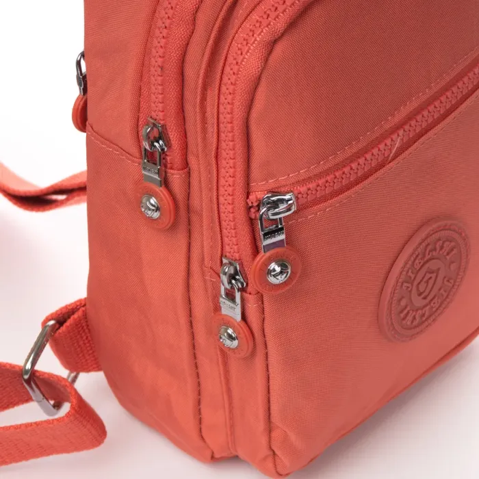 Сумка Женская Текстиль бананка полиамид Jielshi AK-011 orange