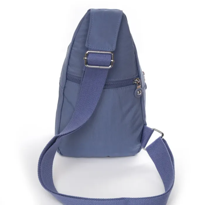 Сумка Женская Текстиль бананка полиамид Jielshi AK-011 l.blue