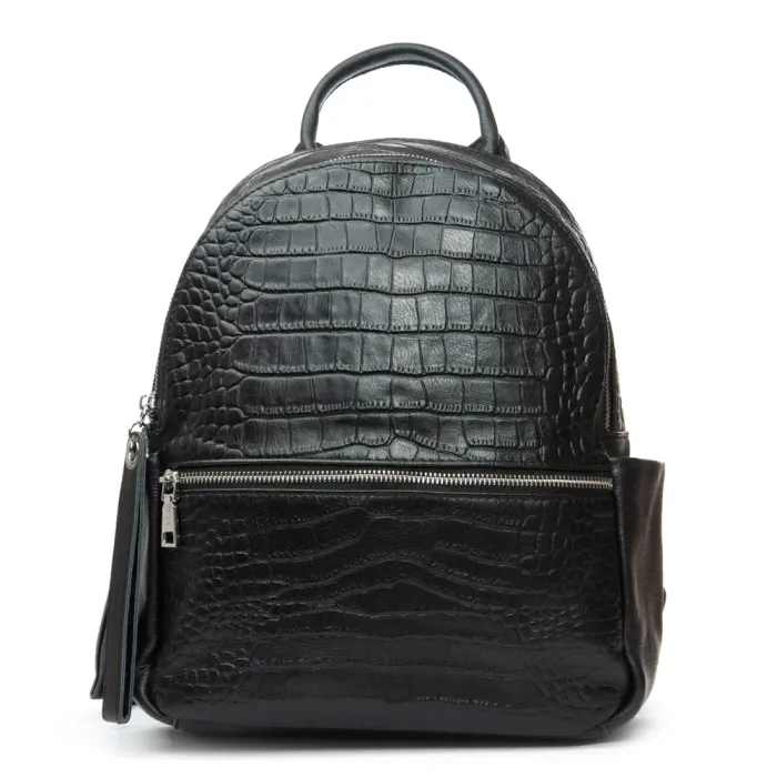 Сумка Женская Рюкзак кожа ALEX RAI 95518-9 black