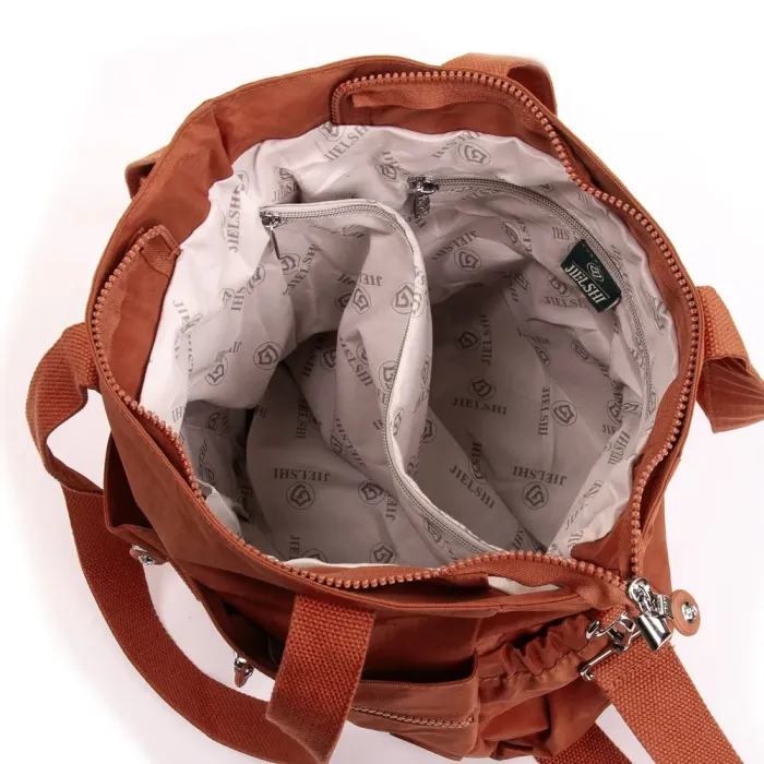 Сумка Женская Текстиль полиамид Jielshi 3755 d.orange