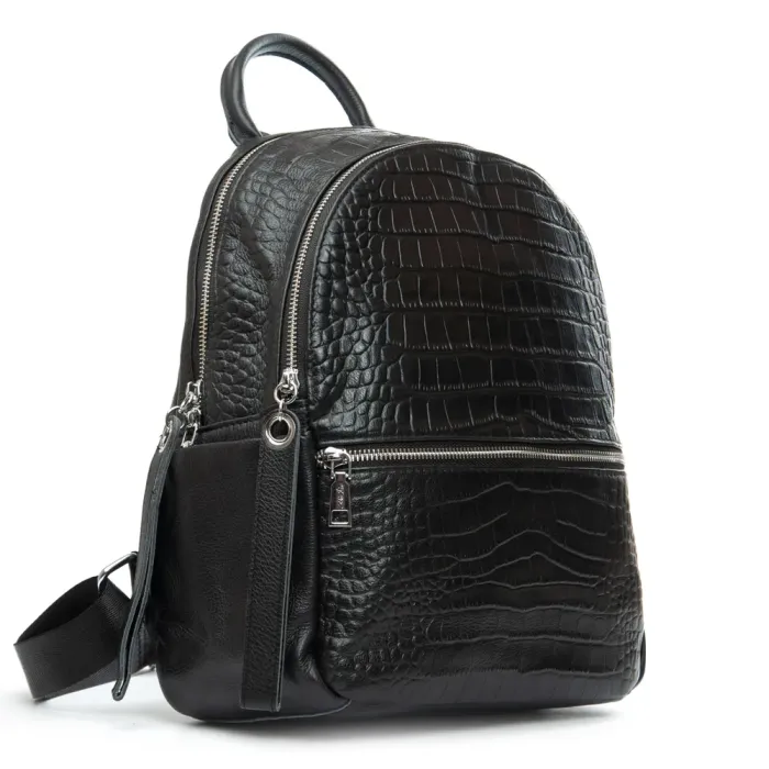 Сумка Женская Рюкзак кожа ALEX RAI 95518-9 black