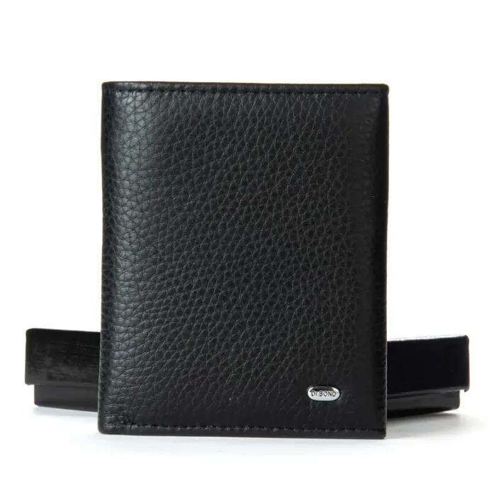 Кошелек Classic Мужской кожа DR. BOND MS-45B black