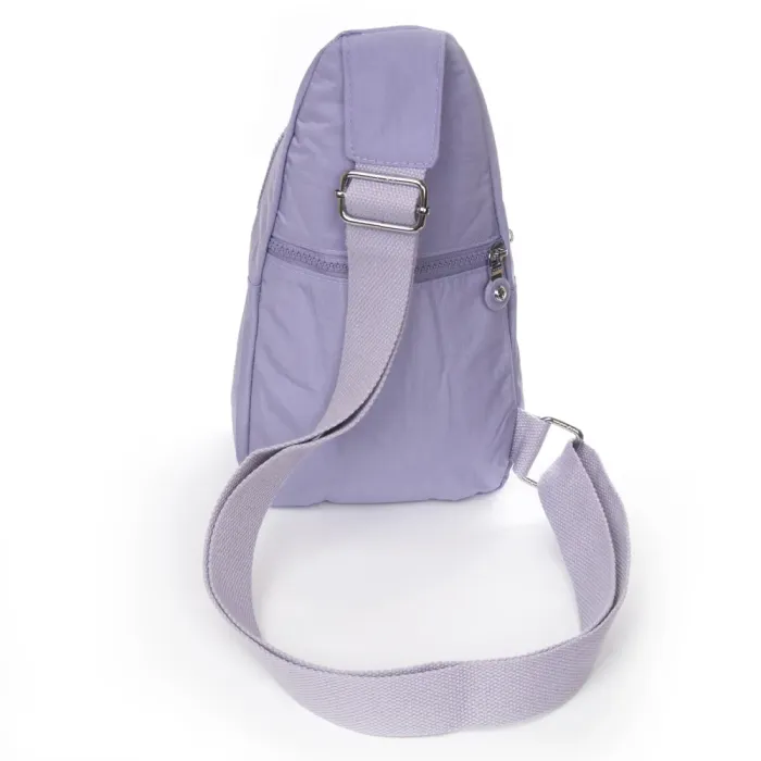 Сумка Женская Текстиль бананка полиамид Jielshi AK-011 l.purple