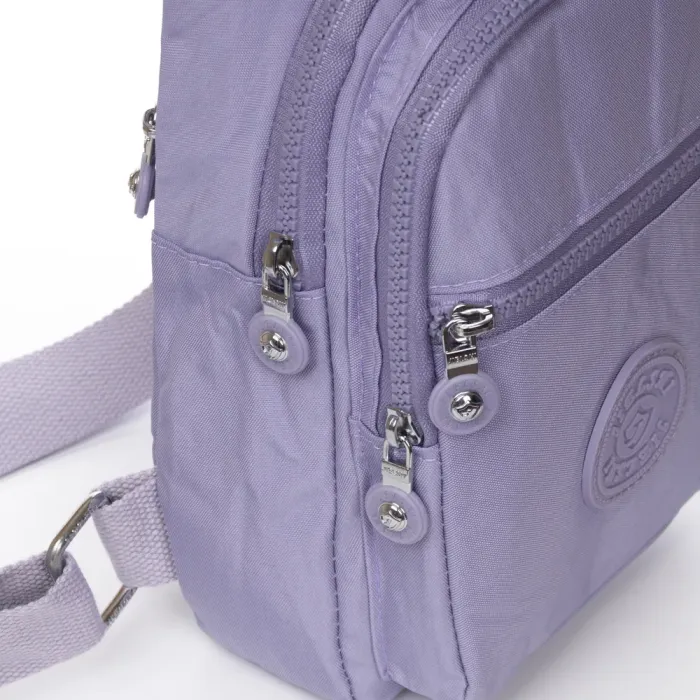 Сумка Женская Текстиль бананка полиамид Jielshi AK-011 l.purple