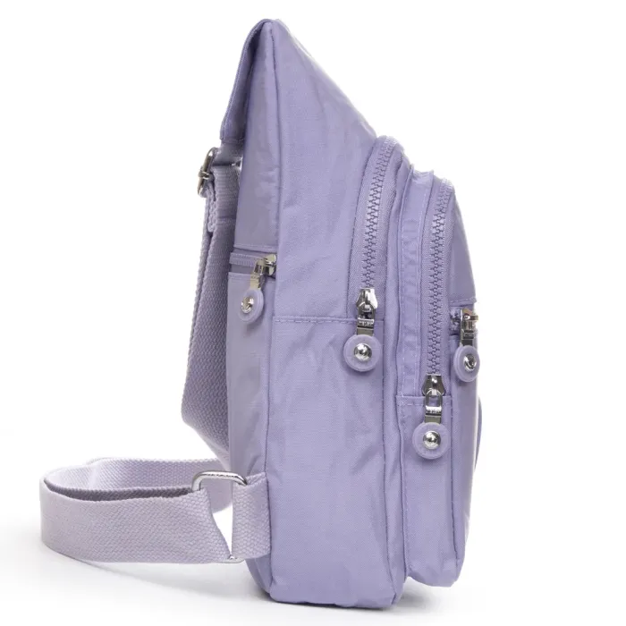 Сумка Женская Текстиль бананка полиамид Jielshi AK-011 l.purple