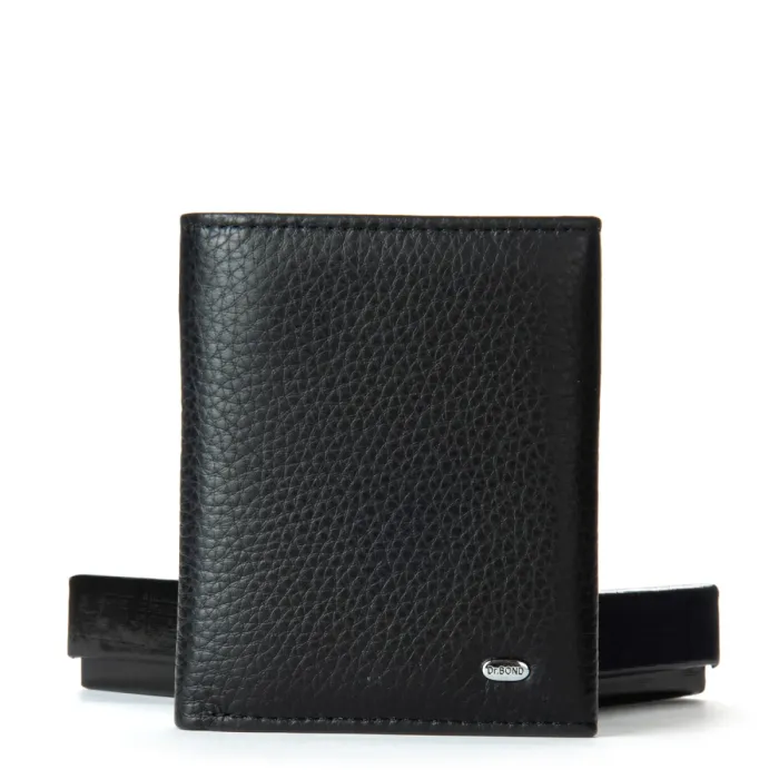 Кошелек Classic Мужской кожа DR. BOND MS-45B black