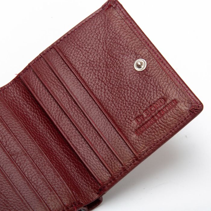 Кошелек Bright Женский кожа DR. BOND WS-219 wine red