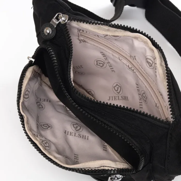 Сумка Женская Текстиль на пояс полиамид Jielshi ZT-002 black