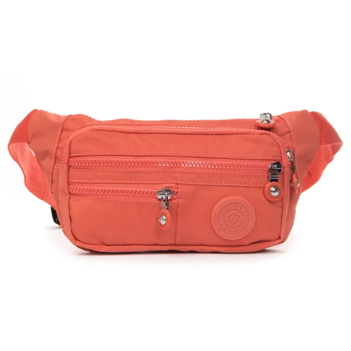 Сумка Женская Текстиль на пояс полиамид Jielshi ZT-002 orange