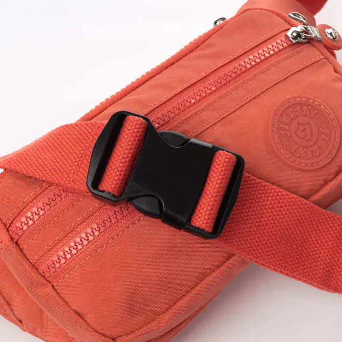 Сумка Женская Текстиль на пояс полиамид Jielshi ZT-002 orange