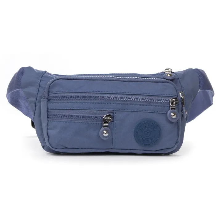 Сумка Женская Текстиль на пояс полиамид Jielshi ZT-002 l.blue