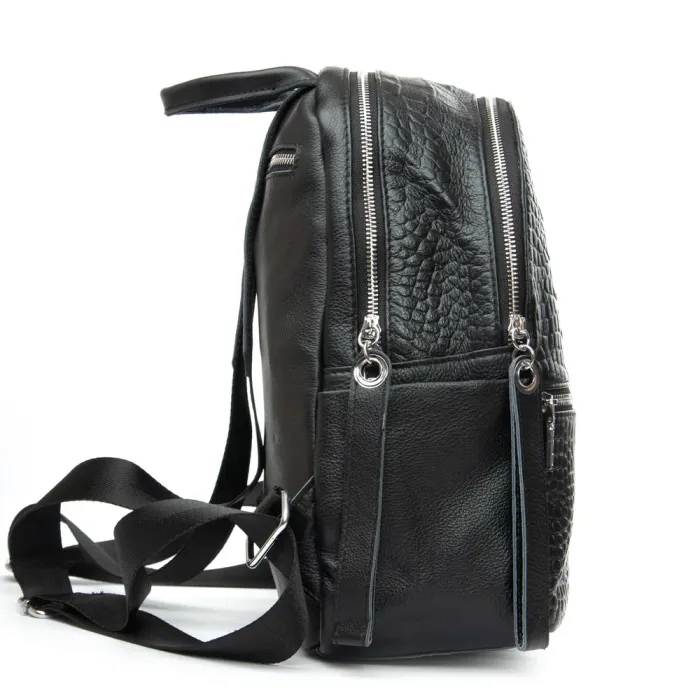 Сумка Женская Рюкзак кожа ALEX RAI 95518-9 black