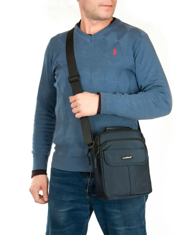Сумка Мужская Планшет нейлон Lanpad 63743 blue