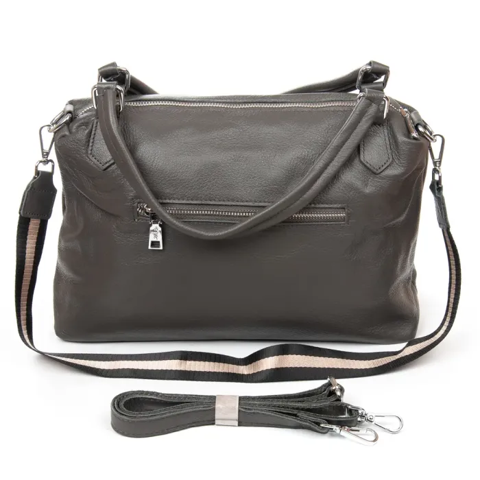 Сумка Женская Классическая кожа ALEX RAI 8916-9 grey