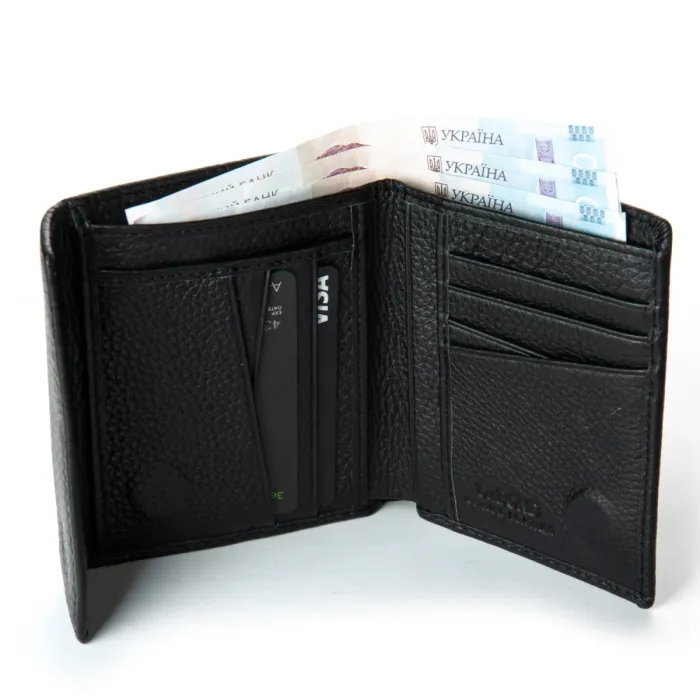 Кошелек Classic Мужской кожа DR. BOND MS-45B black
