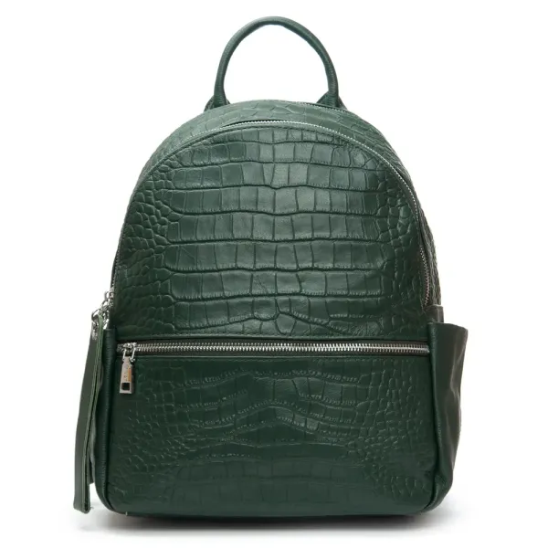 Сумка Женская Рюкзак кожа ALEX RAI 95518-9 green