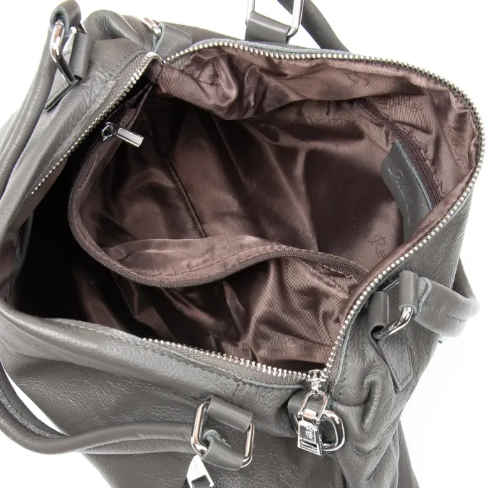 Сумка Женская Классическая кожа ALEX RAI 8916-9 grey