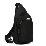 Сумка Мужская На Плечо нейлон Lanpad A4157 black бол