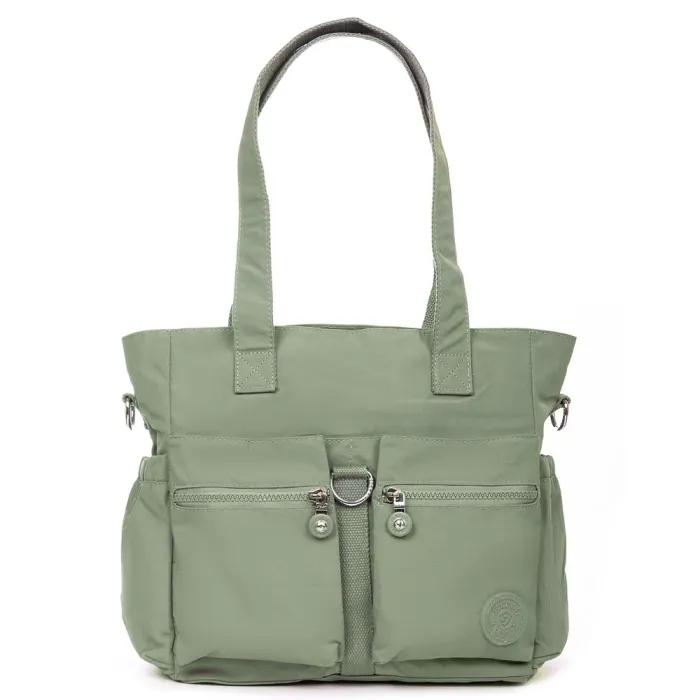 Сумка Женская Текстиль полиамид Jielshi 3755 d.green