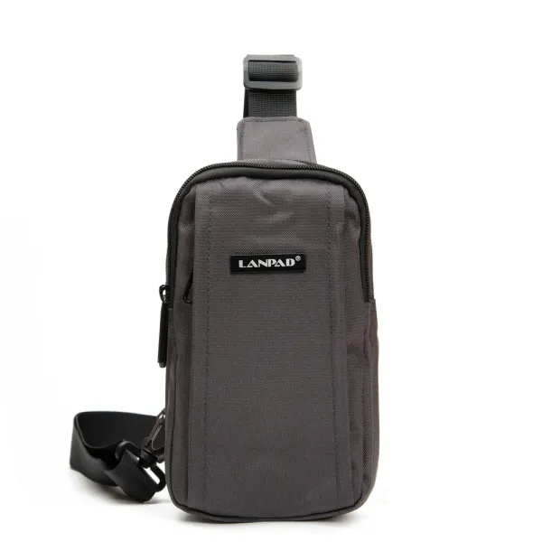 Сумка Мужская На Плечо нейлон Lanpad 6043 gray