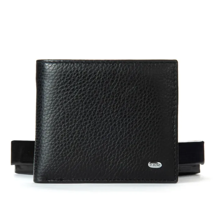 Кошелек Classic Мужской кожа DR. BOND MS-46B black