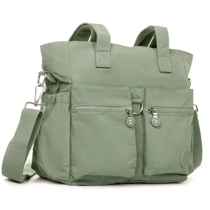 Сумка Мужская На Плечо нейлон Lanpad 4057 green