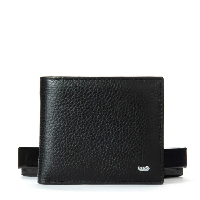 Кошелек Classic Мужской кожа DR. BOND MS-46B black