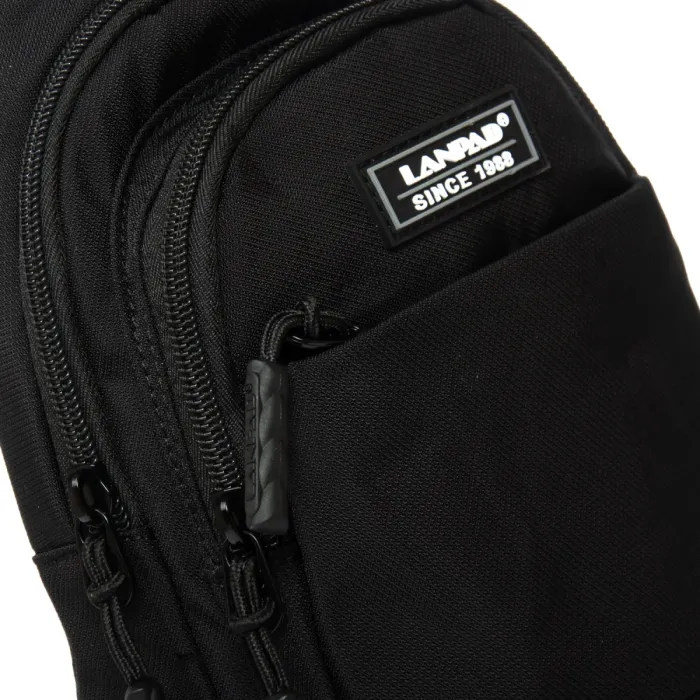 Сумка Мужская На Плечо нейлон Lanpad A4157 black бол