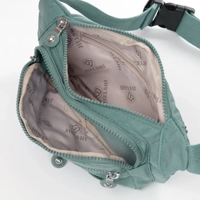 Сумка Женская Текстиль на пояс полиамид Jielshi ZT-002 b.blue